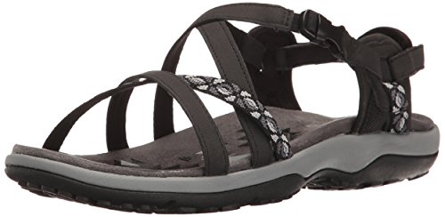 Skechers Reggae Slim-Vacay, Sandalias de Talón Abierto Mujer, Negro (Black Blk), 37 EU Skechers Reggae Slim-Vacay, Sandalias de Talón Abierto Mujer, Negro (Black Blk), 37 EU