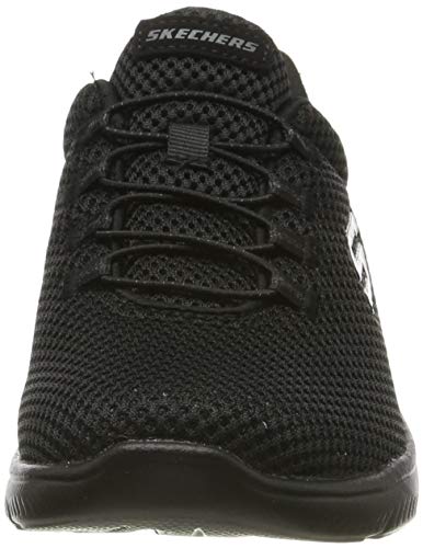 Skechers Summits, Zapatillas Mujer, Negro (BBK Black Mesh/Trim), 40.5 EU Skechers Summits, Zapatillas Mujer, Negro (BBK Black Mesh/Trim), 40.5 EU