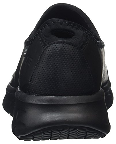 Skechers Sure Track, Zapatos de Trabajo Mujer, Negro (BBK Black Leather), 40 EU Skechers Sure Track, Zapatos de Trabajo Mujer, Negro (BBK Black Leather), 40 EU