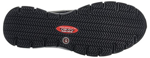 Skechers Sure Track, Zapatos de Trabajo Mujer, Negro (BBK Black Leather), 40 EU Skechers Sure Track, Zapatos de Trabajo Mujer, Negro (BBK Black Leather), 40 EU