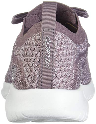 Skechers Ultra Flex, Zapatillas sin Cordones Mujer, Morado (LAV Black Knit Mesh/Trim), 37 EU Skechers Ultra Flex, Zapatillas sin Cordones Mujer, Morado (LAV Black Knit Mesh/Trim), 37 EU