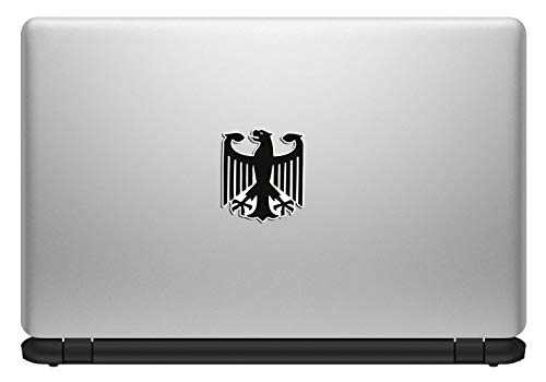 SkinoEu® 2 x PVC Laminado Pegatina Adhesivos Bandera de Alemania Escudo de Armas del águila Alemana para Autos Coches Motos Ciclomotores Bicicletas Ordenador Portátil Regalo B 181 SkinoEu® 2 x PVC Laminado Pegatina Adhesivos Bandera de Alemania Escudo de Armas del águila Alemana para Autos Coches Motos Ciclomotores Bicicletas Ordenador Portátil Regalo B 181