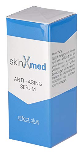 SKINXMED Serum Anti-Edad | efecto Lifting elimina arrugas y consigue una piel firme| Gel para el rostro, frente, cuello y escote | Ácido hialurónico, Pro-Vitamina B5 y Coenzima Q10 Bioactiva (30ml)