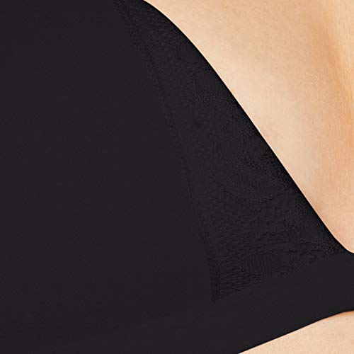 Skiny Smart Cotton Triangel Gepaddet Sujetador sin Aros, Negro (Black 7665), 95A (Talla del Fabricante: 80A) para Mujer