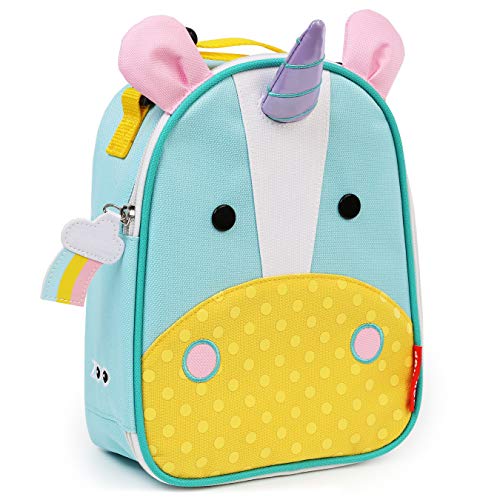 Skip Hop Zoo Lunchies Mochila para el almuerzo, Niños, Diseño Unicorn, Turquesa