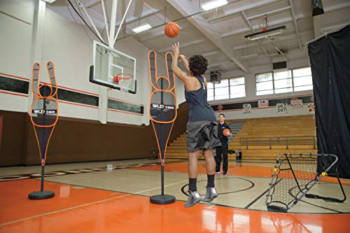 SKLZ D-Man Basketball - Silueta de simulación del oponente de Baloncesto