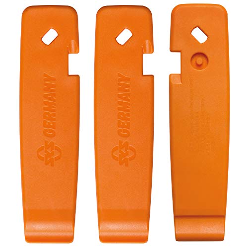 SKS Germany SKS Reifenheber Set Juego de desmontadores de neumáticos, Unisex Adulto, Naranja, 106 x 26,7 x 4,2 mm SKS Germany SKS Reifenheber Set Juego de desmontadores de neumáticos, Unisex Adulto, Naranja, 106 x 26,7 x 4,2 mm