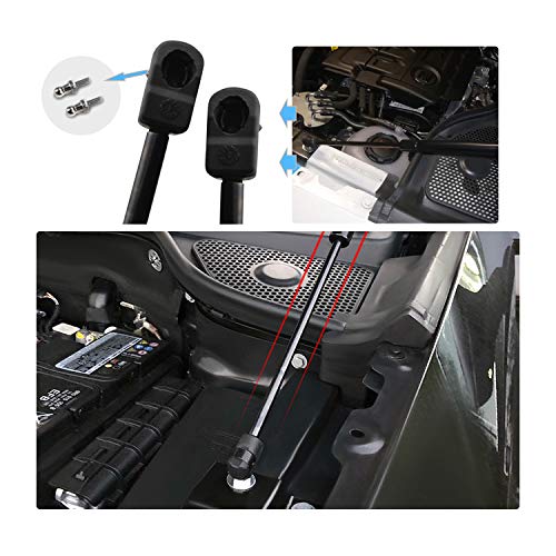 SKTU Para capó S*eat Toledo MK4 2012-2018, amortiguador de gas, barra elevadora hidráulica para cubierta del motor, 2 unidades SKTU Para capó S*eat Toledo MK4 2012-2018, amortiguador de gas, barra elevadora hidráulica para cubierta del motor, 2 unidades