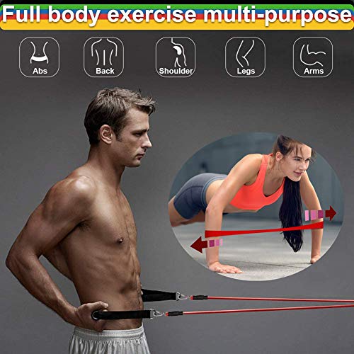 SKY TEARS Bandas Elásticas Resistencia Fitness Bandas, Tubos de Ejercicios Fitness para Culturismo, Rehabilitación, Yoga e Pilates, Gimnasio en casa, Hombre y Mujer SKY TEARS Bandas Elásticas Resistencia Fitness Bandas, Tubos de Ejercicios Fitness para Culturismo, Rehabilitación, Yoga e Pilates, Gimnasio en casa, Hombre y Mujer