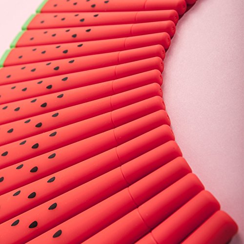 Skyeye Pluma Cute Petite Watermelon Shape Refill 0.5mm Black Gel Pen, útiles Escolares para Escolares Skyeye Pluma Cute Petite Watermelon Shape Refill 0.5mm Black Gel Pen, útiles Escolares para Escolares
