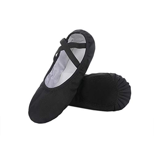 SKYSOAR Zapatillas de Ballet Zapatillas de Lona con Suela Dividida para Danza Gimnasia Zapatillas de Yoga Damas Niñas para niños y Adultos SKYSOAR Zapatillas de Ballet Zapatillas de Lona con Suela Dividida para Danza Gimnasia Zapatillas de Yoga Damas Niñas para niños y Adultos