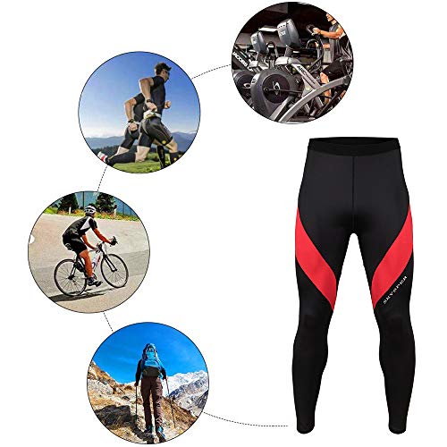 SKYSPER Pantalones de Compresión para Hombre Mallas Largas Deportivas Pantalones Largos Leggings Polainas Deportes Transpirable Secado Rápido para Running Fitness Entrenamiento Yoga Ciclismo