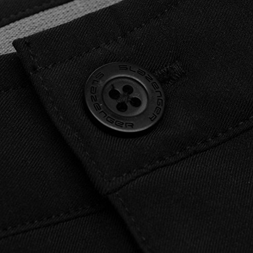 Slazenger Performance - Pantalones de golf para hombre (corte recto) Negro W32 Slazenger Performance - Pantalones de golf para hombre (corte recto) Negro W32