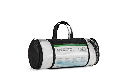 SLEEPMED Almohada de Espuma de Memoria Ventilada, Cojín Ergonómico Anticervical, Fresco y Funda Lavable, Memory Foam ortopédica para Cervical, 60x40x12 cm SLEEPMED Almohada de Espuma de Memoria Ventilada, Cojín Ergonómico Anticervical, Fresco y Funda Lavable, Memory Foam ortopédica para Cervical, 60x40x12 cm