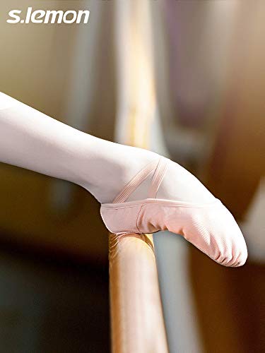 S.lemon Elástico Lona Zapatillas de Ballet Zapatos de Baile para Niños Niñas Mujeres Hombres Rosa (31 EU) S.lemon Elástico Lona Zapatillas de Ballet Zapatos de Baile para Niños Niñas Mujeres Hombres Rosa (31 EU)