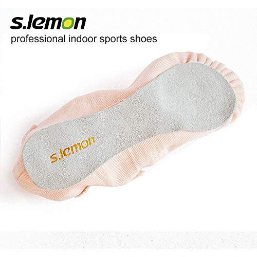 S.lemon Elástico Lona Zapatillas de Ballet Zapatos de Baile para Niños Niñas Mujeres Hombres Rosa (31 EU) S.lemon Elástico Lona Zapatillas de Ballet Zapatos de Baile para Niños Niñas Mujeres Hombres Rosa (31 EU)