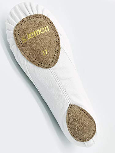 s.lemon Zapatillas de Ballet Lona Media Punta Ballet Zapatos Bailarina Principiantes Danza Zapatos para Niña Mujere Hombres 24-47 Bianco (24 EU) s.lemon Zapatillas de Ballet Lona Media Punta Ballet Zapatos Bailarina Principiantes Danza Zapatos para Niña Mujere Hombres 24-47 Bianco (24 EU)