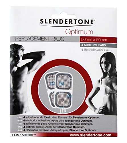 Slendertone Optimum 5x5 Juego de 4 electrodos, 5 x 5 cm, Unisex