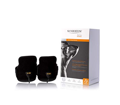 Slendertone Rechargeable Abs7 Cinturón de tonificación Abdominal, Unisex, Negro, 69-119 cm + Accesorio para los Biceps y Triceps (Vendido sin el Mando de Control)