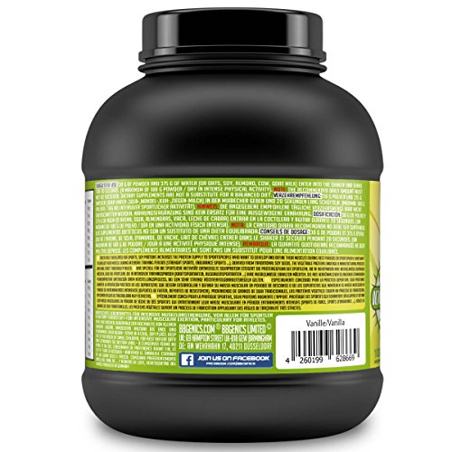 SLIMMY - Dieta baja en carbohidratos - 100 % de aislado de proteína de soja, 1000g vainilla