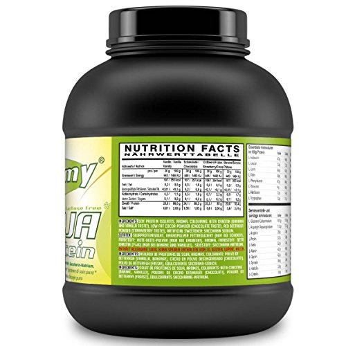 SLIMMY - Dieta baja en carbohidratos - 100 % de aislado de proteína de soja, 1000g vainilla SLIMMY - Dieta baja en carbohidratos - 100 % de aislado de proteína de soja, 1000g vainilla