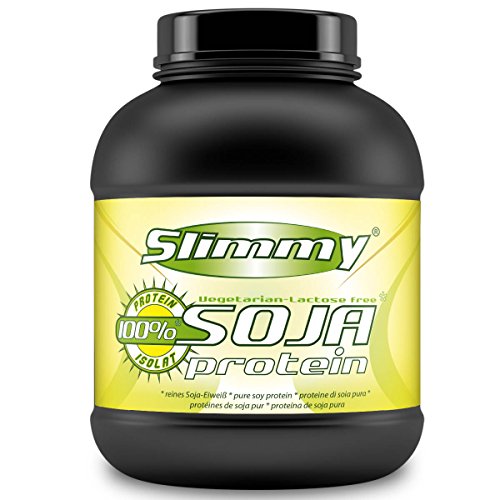 SLIMMY - Dieta baja en carbohidratos - 100 % de aislado de proteína de soja, 1000g vainilla