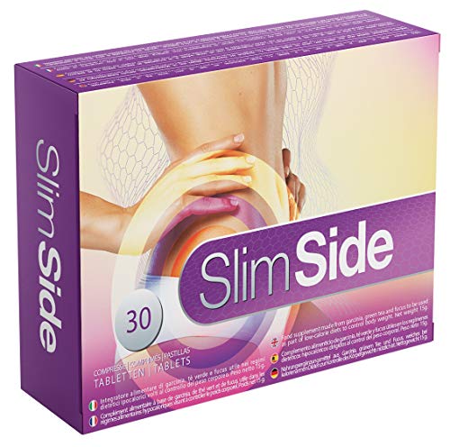 SlimSide | Para reducir vientre y caderas, quemagrasas rápido, drenante, para retención de líquidos, 100% sin efectos secundarios