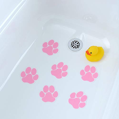 SlipX Solutions® Las Huellas Antideslizantes Adhesivas para el Baño añaden tracción Antideslizante a Las bañeras, duchas, Piscinas, Botes, escaleras y más (6 Unidades, Agarre confiable, Rosado) SlipX Solutions® Las Huellas Antideslizantes Adhesivas para el Baño añaden tracción Antideslizante a Las bañeras, duchas, Piscinas, Botes, escaleras y más (6 Unidades, Agarre confiable, Rosado)