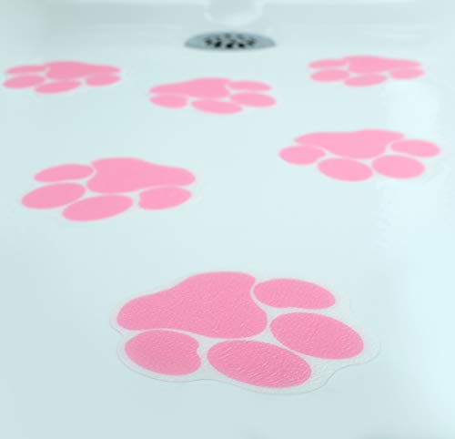 SlipX Solutions® Las Huellas Antideslizantes Adhesivas para el Baño añaden tracción Antideslizante a Las bañeras, duchas, Piscinas, Botes, escaleras y más (6 Unidades, Agarre confiable, Rosado) SlipX Solutions® Las Huellas Antideslizantes Adhesivas para el Baño añaden tracción Antideslizante a Las bañeras, duchas, Piscinas, Botes, escaleras y más (6 Unidades, Agarre confiable, Rosado)