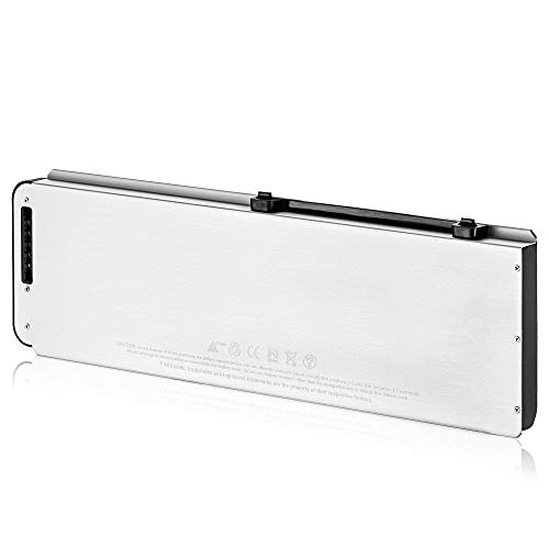 SLODA Batería de Repuesto de Portátil para Apple Macbook Pro 15" A1281 A1286 (Late 2008 Versión) MacBook Pro 15 A1281 Batería de RepuestoAluminio Unibody [Li-Polymer 10.8V 5000mAh]