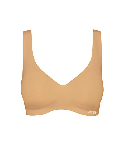 Sloggi Zero Feel Bralette Corsé para Mujer, Beige (Cognac Sh), M Sloggi Zero Feel Bralette Corsé para Mujer, Beige (Cognac Sh), M