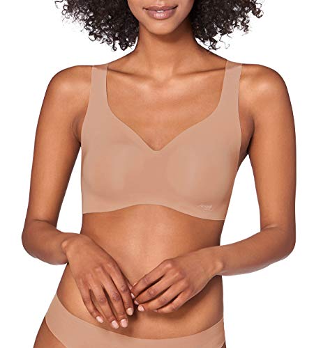 Sloggi Zero Feel Bralette Corsé para Mujer, Beige (Cognac Sh), M Sloggi Zero Feel Bralette Corsé para Mujer, Beige (Cognac Sh), M