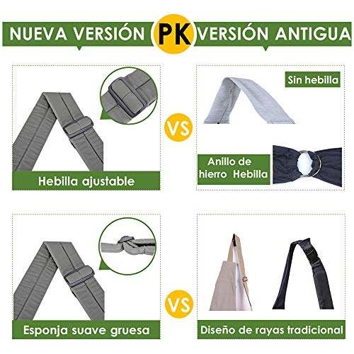 SlowTon Bandolera para Perro, Pet Carrier Dog Puppy Hand Sling para Cachorros Bandolera Correa de Hombro Acolchada Ajustable Tote Bag con Bolsillo Delantero Puppy Bolsa Bandolera de (Gris)