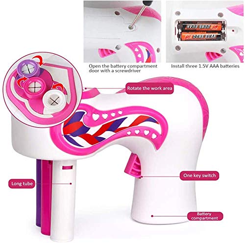 SLWXZXD Herramienta de peinado automática para trenzar el pelo inteligente rápido y fácil DIY máquina de trenzas eléctricas, dispositivo de peinado para niños y niñas