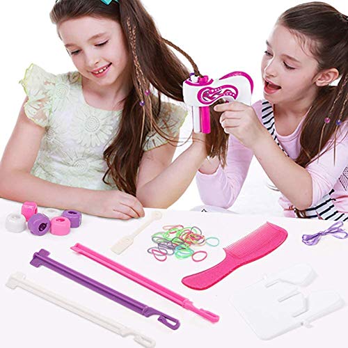 SLWXZXD Herramienta de peinado automática para trenzar el pelo inteligente rápido y fácil DIY máquina de trenzas eléctricas, dispositivo de peinado para niños y niñas