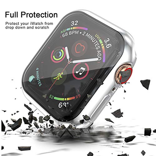 SLYEN Paquete de 6 estuches para Apple Watch con protector de pantalla ultradelgado compatible con iWatch de 44 mm, estuche de cobertura total para Apple Watch SE Series 6 Series 5 Series 4 SLYEN Paquete de 6 estuches para Apple Watch con protector de pantalla ultradelgado compatible con iWatch de 44 mm, estuche de cobertura total para Apple Watch SE Series 6 Series 5 Series 4