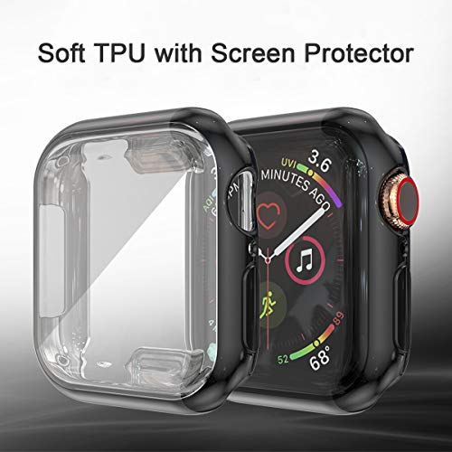 SLYEN Paquete de 6 estuches para Apple Watch con protector de pantalla ultradelgado compatible con iWatch de 44 mm, estuche de cobertura total para Apple Watch SE Series 6 Series 5 Series 4 SLYEN Paquete de 6 estuches para Apple Watch con protector de pantalla ultradelgado compatible con iWatch de 44 mm, estuche de cobertura total para Apple Watch SE Series 6 Series 5 Series 4