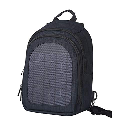 SM SunniMix con Panel de Cargador Solar Mochila 2 litros de Negocios Portátil Bolsa Resistente al Agua Mochila - Azul Oscuro SM SunniMix con Panel de Cargador Solar Mochila 2 litros de Negocios Portátil Bolsa Resistente al Agua Mochila - Azul Oscuro