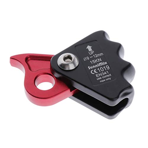 SM SunniMix Equipo De Escalada: Agarre De Cuerda De Escalada para Descensor De Cuerda De 9 Mm A 12 Mm: Dispositivo De Seguridad contra Protección contra Caídas Ár SM SunniMix Equipo De Escalada: Agarre De Cuerda De Escalada para Descensor De Cuerda De 9 Mm A 12 Mm: Dispositivo De Seguridad contra Protección contra Caídas Ár