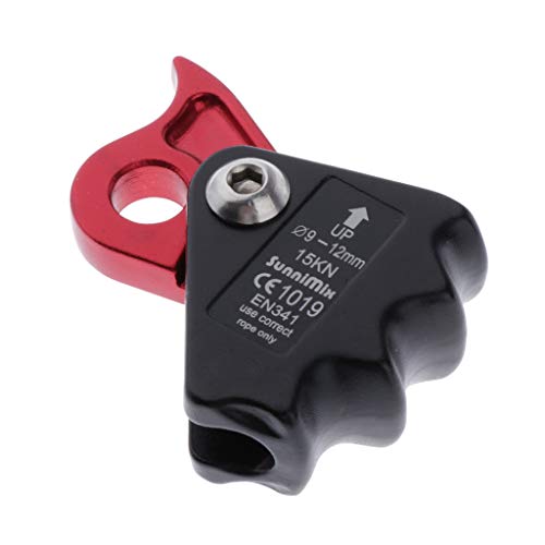 SM SunniMix Equipo De Escalada: Agarre De Cuerda De Escalada para Descensor De Cuerda De 9 Mm A 12 Mm: Dispositivo De Seguridad contra Protección contra Caídas Ár SM SunniMix Equipo De Escalada: Agarre De Cuerda De Escalada para Descensor De Cuerda De 9 Mm A 12 Mm: Dispositivo De Seguridad contra Protección contra Caídas Ár