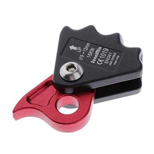 SM SunniMix Equipo De Escalada: Agarre De Cuerda De Escalada para Descensor De Cuerda De 9 Mm A 12 Mm: Dispositivo De Seguridad contra Protección contra Caídas Ár SM SunniMix Equipo De Escalada: Agarre De Cuerda De Escalada para Descensor De Cuerda De 9 Mm A 12 Mm: Dispositivo De Seguridad contra Protección contra Caídas Ár