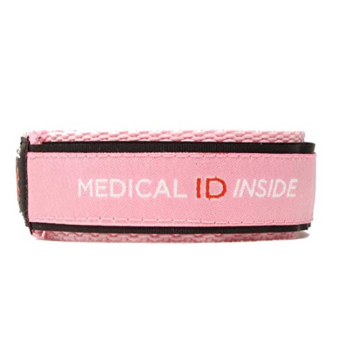 Small Female Child's Medical ID Wristband Identity Bracelet Emergency Identity ID Bracelet Wristband Child Medical ID Wristband by Vital ID. Insert Cards are 100% Waterproof and Tear Proof. Store Emergency Contacts, Medications, Next of Kin. Latest Soluti