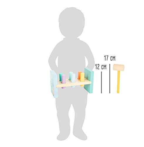 Small Foot Small foot-11723 Banco para martillar,, Madera en Colores Pasteles de Moda, a Partir de 18 Meses. Toys (11723) Small Foot Small foot-11723 Banco para martillar,, Madera en Colores Pasteles de Moda, a Partir de 18 Meses. Toys (11723)