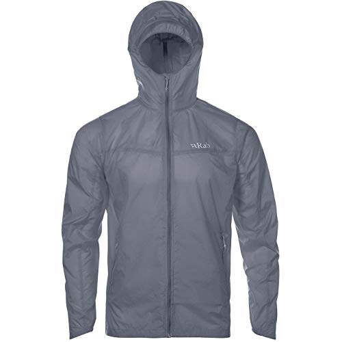 (Small, Shadow) - Rab Men's Vital Windshell Hoodie