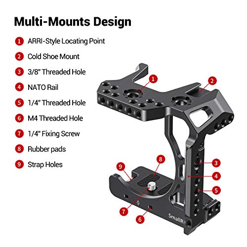 SMALLRIG Media Jaula Half Cage para Sony A7 III / A7R III / A7R IV - CCS2629