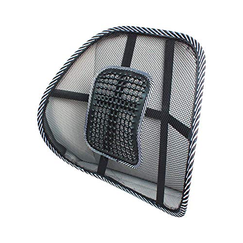 SMAMS ® Almohada de Lumbar de Apoyo Trasero de la Cintura para Sillas de Cojin de Asiento Almohada Corrector de Postura Negro (Pequeño) SMAMS ® Almohada de Lumbar de Apoyo Trasero de la Cintura para Sillas de Cojin de Asiento Almohada Corrector de Postura Negro (Pequeño)