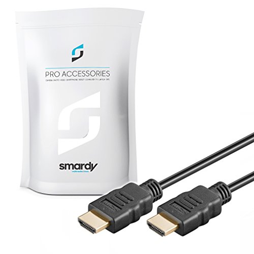 smardy Cable HDMI de Alta Velocidad Ethernet 3D vídeo Full HD y ARC Canal de Retorno de Audio, 1.5 m