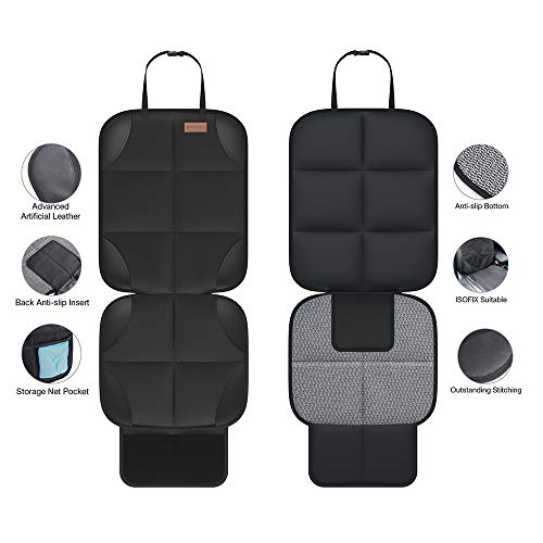 Smart eLf Protector para Asiento del Coche + Organizadores para Asientos de Coches - Impermeable Antideslizante Protectores de Asiento para Coche - Fácil de Limpiar y Arreglar, Compatible Isofix Smart eLf Protector para Asiento del Coche + Organizadores para Asientos de Coches - Impermeable Antideslizante Protectores de Asiento para Coche - Fácil de Limpiar y Arreglar, Compatible Isofix