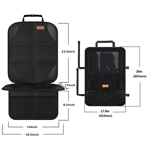 Smart eLf Protector para Asiento del Coche + Organizadores para Asientos de Coches - Impermeable Antideslizante Protectores de Asiento para Coche - Fácil de Limpiar y Arreglar, Compatible Isofix Smart eLf Protector para Asiento del Coche + Organizadores para Asientos de Coches - Impermeable Antideslizante Protectores de Asiento para Coche - Fácil de Limpiar y Arreglar, Compatible Isofix