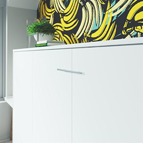 SMARTBett Basic Cama abatible Cama Plegable Cama de Pared (Blanco, 90 x 200 cm Horizontal) SMARTBett Basic Cama abatible Cama Plegable Cama de Pared (Blanco, 90 x 200 cm Horizontal)